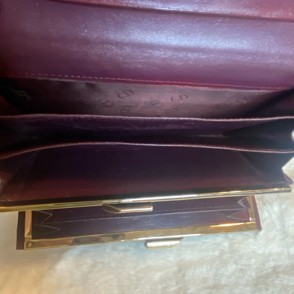 Dior kisslock long wallet